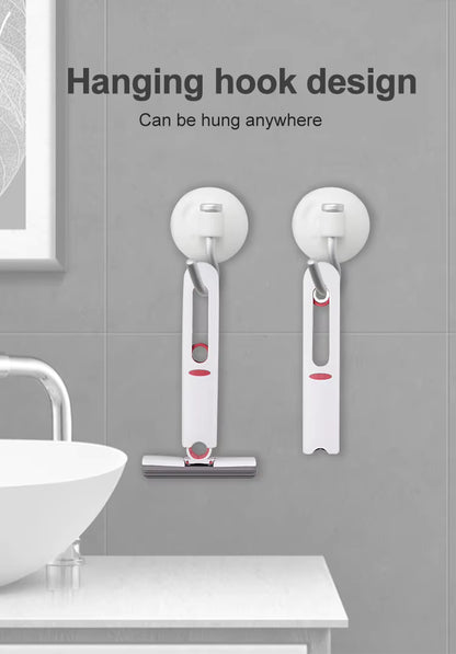 Portable Mini Self Squeeze Cleaning Mop Wet and Dry Use Sponge Mop for Bathroom, Kitchen, Desktop, Glass, Living Room, Car